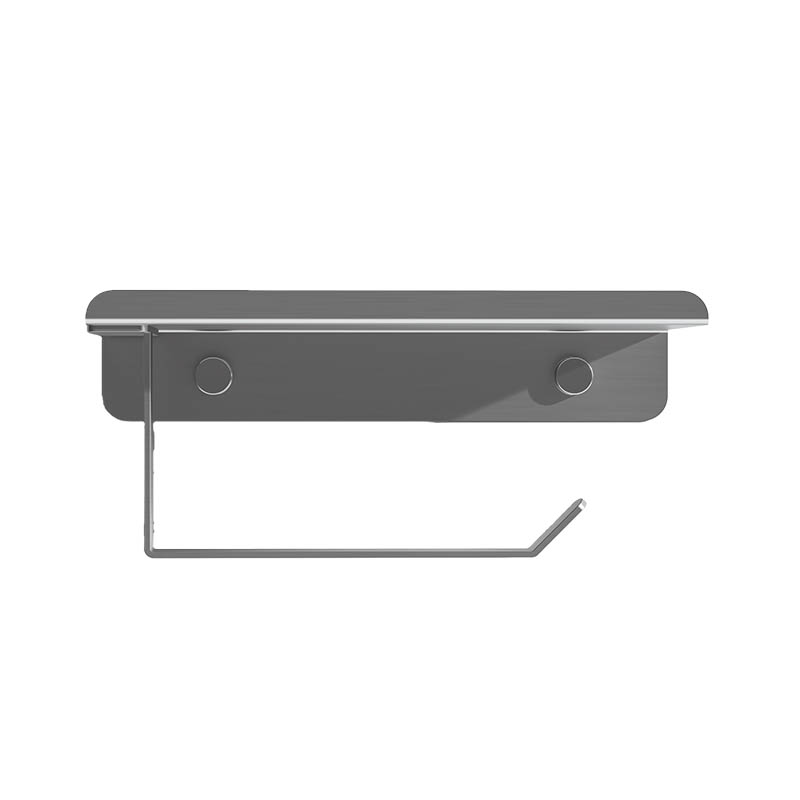 One-Handed Paper Towel Holder In Bathroom Hardware Gun Grey Color