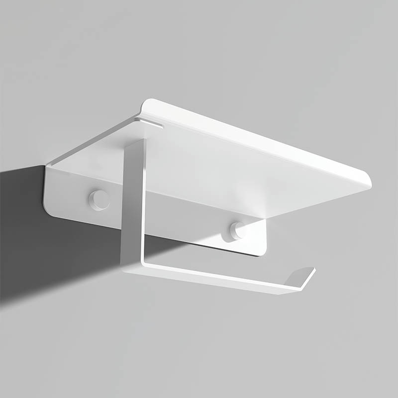 White Color Paper Towel Holder Wall Mount