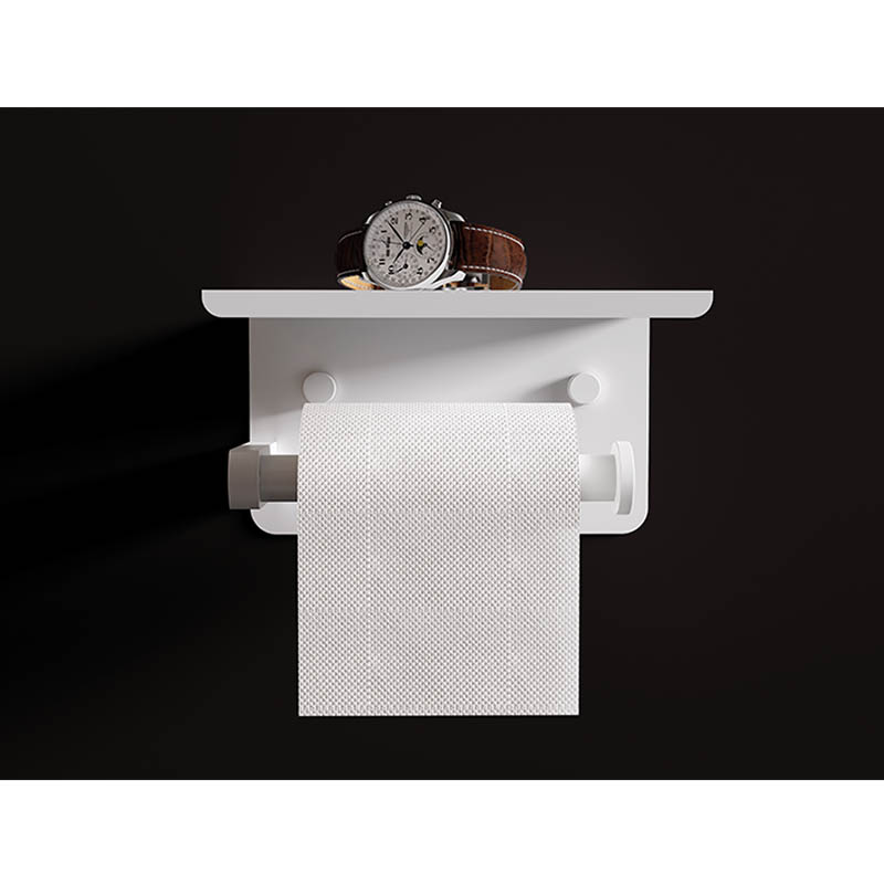 Tissue Paper Holder for Bathroom or Kichen White Color