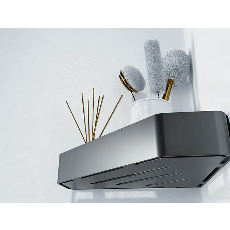 Stailess-Steel Kichen & Shower Corner Commodity Shelf Gun Grey