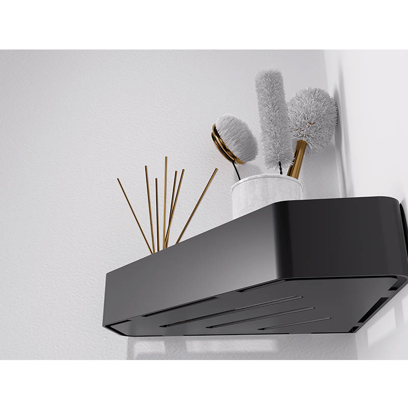 Corner Shower Shelf, Corner Shower Caddy, SUS304 Stainless Steel Shower Organizer Wall Mount Corner Shelf for Bathroom, Dorm and Kitchen, Matte Black