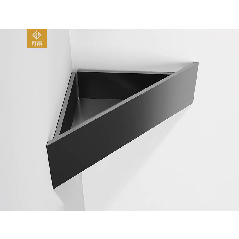 Stainljess-Steel Bath & Shower Corner Starage Rack Gun Grey