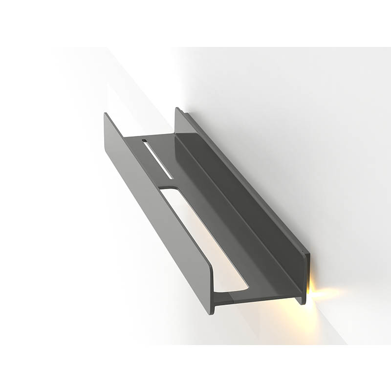 Wall Mounted Bath Kitchen Accessories Storage Shelf With LED Lights