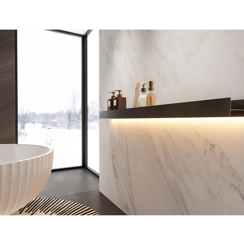 With LED Light Wall mounted Organization Storage Shelf for Bath & Kitchen