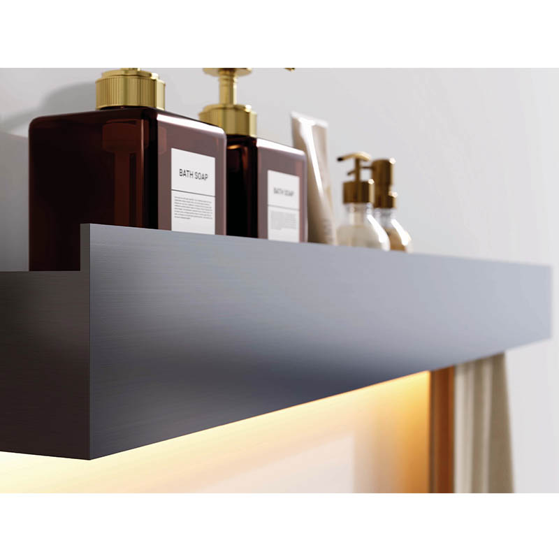 LED Light Bathroom Production Organization Storage Shelf Stailess-steel | Aluminum Alloy