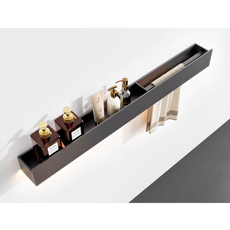 LED Light Bathroom Production Organization Storage Shelf Stailess-steel | Aluminum Alloy