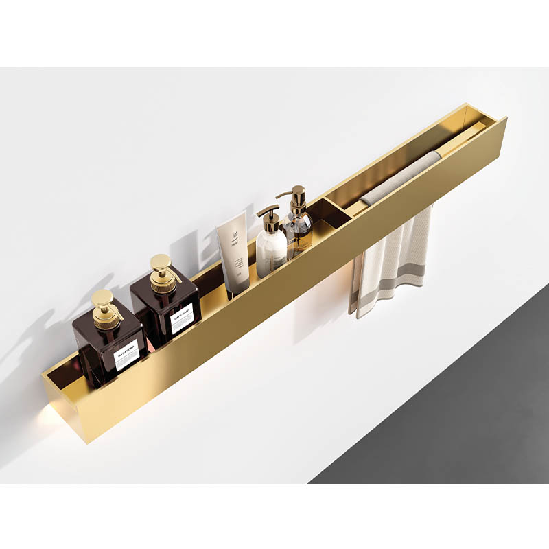 LED Light Bathroom Production Organization Storage Shelf Stailess-steel | Aluminum Alloy