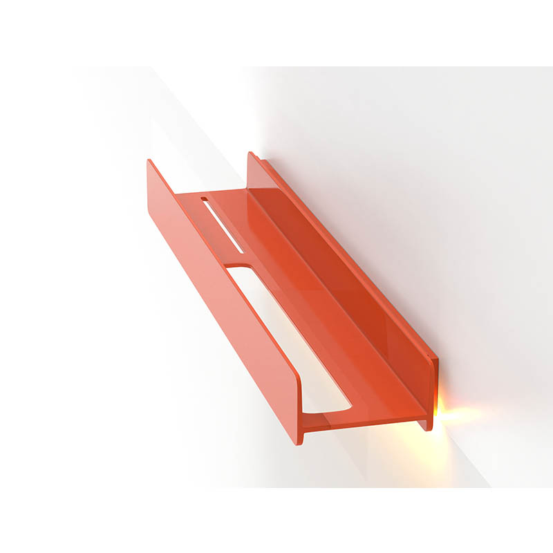 Wall Mounted Bath Kitchen Accessories Storage Shelf With LED Lights