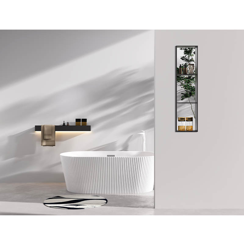 With LED Light Wall mounted Organization Storage Shelf with Towel Rack for Bath & Kitchen