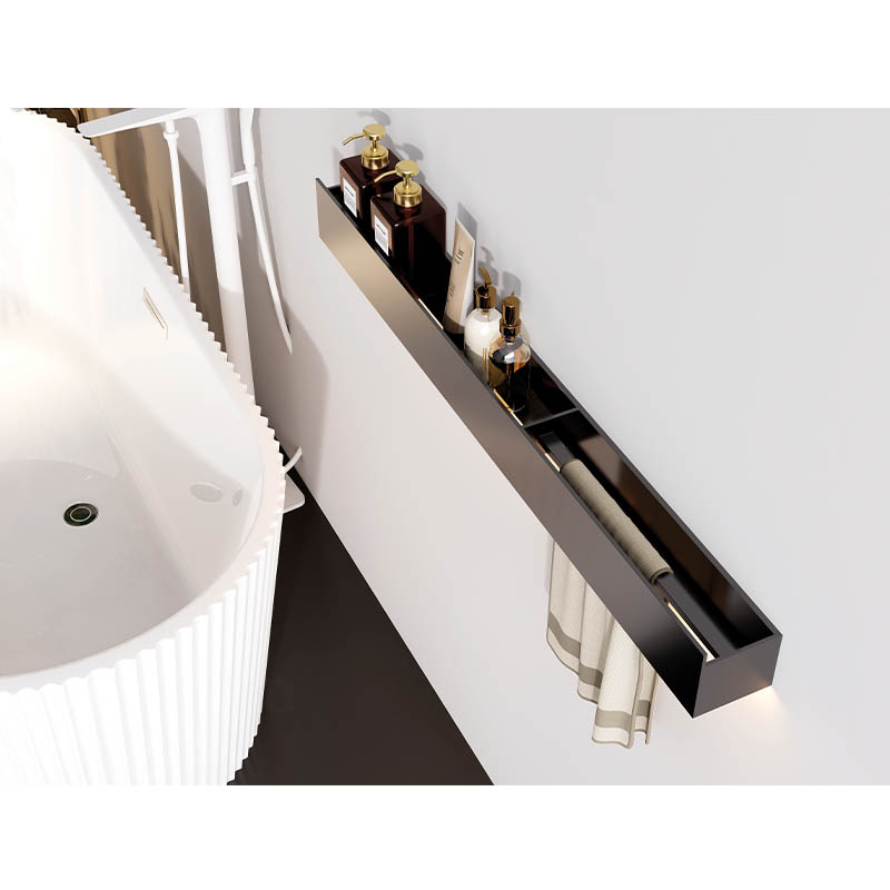 LED Light Bathroom Production Organization Storage Shelf Stailess-steel | Aluminum Alloy