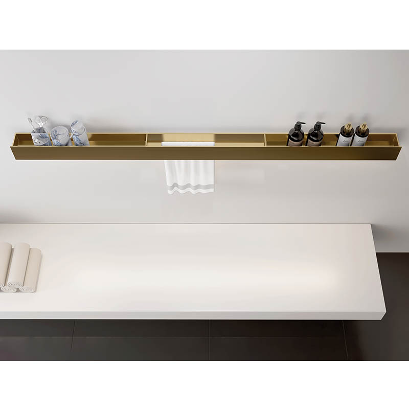 Bath & kitchen Organization Storage Long Shelf with LED Light